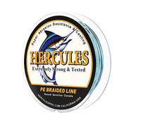 Hercules Super Cast 1000M 1094 Yards Braided Fishing Line 10 LB Test for Saltwater Freshwater PE Braid Fish Lines Superline 8 Strands - Blue Camo, 10LB (4.5KG), 0.12MM