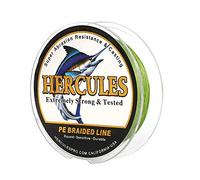 Hercules Super Cast 300M 328 Yards Braided Fishing Line 20 LB Test for Saltwater Freshwater PE Braid Fish Lines Superline 8 Strands - Army Green, 20LB (9.1KG), 0.20MM