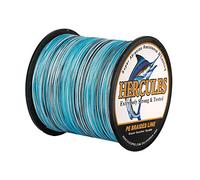 HERCULES Super Strong 1000M 1094 Yards Braided Fishing Line 15 LB Test for Saltwater Freshwater PE Braid Fish Lines 4 Strands - Blue Camo, 15LB (6.8KG), 0.16MM