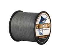 Hercules Super Strong 1000M 1094 Yards Braided Fishing Line 20 LB Test for Saltwater Freshwater PE Braid Fish Lines 4 Strands - Grey, 20LB (9.1KG), 0.20MM