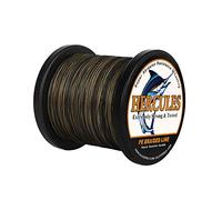 Hercules Super Strong 1000M 1094 Yards Braided Fishing Line 50 LB Test for Saltwater Freshwater PE Braid Fish Lines 4 Strands - Camouflage, 50LB (22.7KG), 0.37MM