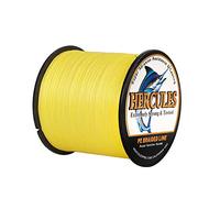 Hercules Super Strong 300M 328 Yards Braided Fishing Line 60 LB Test for Saltwater Freshwater PE Braid Fish Lines 4 Strands - Yellow, 60LB (27.2KG), 0.40MM
