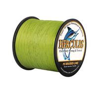 Hercules Super Strong 300M 328 Yards Braided Fishing Line 60 LB Test for Saltwater Freshwater PE Braid Fish Lines 4 Strands - Army Green, 60LB (27.2KG), 0.40MM