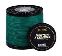 HERCULES Super Tough Braided Fishing Line 150 Yards Braid Fishing Line 12lb Test for Saltwater Freshwater PE Braid Fish Lines 4 Strands - Moss Green, 12lb, 150yds