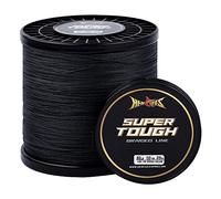 HERCULES Super Tough Braided Fishing Line 25 pounds Test Black 25LB (500 Yards) - 4 Strands