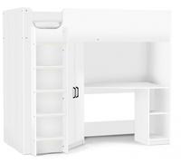 Hercules White High Sleeper Bed
