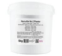 Herculite No. 2 Plaster Powder for 3D Casting Sculpting (5kg Container)