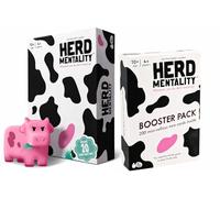 Herd Mentality Family Board Game Bundle with Expansion Pack (200 Additional Questions) - Easy to Learn, for 4-20 Players