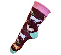 Herd Of Happy Goats Eating Grass G.O.A.T. Mens Socks One Pair Multicolour 6-10 UK /39-44 Eur/ 7-11 US