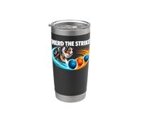 Herd The Strike Australian Shepherd Bowling Dog Stainless Steel Insulated Tumbler