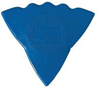 Herdim 600201 Plectrum/Pick 3-gauges, yellow, gauge thin, I soft, II - medium, III - hard, 12 pieces