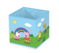 Herding Babybest Peppa Pig Storage Box, Approx. 30 x 30 x 30 cm, Can Be Placed on a Shelf or on the Floor, 100% Polypropylene, Interior 100% Paper