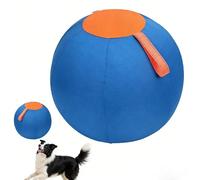 Herding Ball for Dogs 10/18/22" Herding Ball for Border Collies, Giant Herding Ball for Dogs Large Inflatable Dog Ball PVC Cover, Herding Ball Set for Dogs and Horses For (Blue, M)
