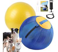 Herding Ball for Dogs 18 Inch - Thickened Push & Chase Ball with Burst-Resistant Inner Ball, Outdoor Herding Toy for Small/Medium Dogs, Backyard Training & Play for Australian Shepherd, French Bulldog
