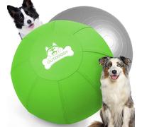 Herding Ball for Dogs 22 Inch - Dual-Layer Heavy Duty Herding Ball for Australian Shepherds, Border Collies & Cattle Dogs | Outdoor Herding Toy for Medium/Large Dogs - Backyard Training and Play-Green