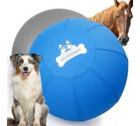 Herding Ball for Dogs - 25" Heavy Duty for Australian Shepherds, Border Collies & Cattle Dogs | Dual-Layer Outdoor Toy for Medium/Large Breeds & Horses - Blue