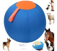 Herding Ball for Dogs | Durable Inflatable Giant Dog Ball Toy with Polyester Cover and Pump | Interactive Outdoor Exercise & Mental Stimulation Nudge Toy for Border Collies and High Energy Pets