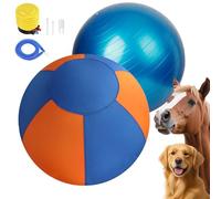 Herding Ball for Dogs - Durable Waterproof Dog Toy, Dual-Layer Large Interactive Pet Play Ball for Australian Shepherds, Cattle Dogs, Collies, and All Herding Breeds (18")