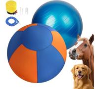 Herding Ball For Dogs Herding Ball Dog Herding Ball Herding Ball For Border Collies Durable Pet Play Equipment For Backyard Activity, Mental Stimulation For Border Collie Shepherd(Blue Orange,45CM)