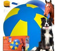 Herding Ball for Dogs, Horse Ball with Cover, 25" Large Dog Herding Balls with Pump, Horse Dog Toys for Play Hurding Ball/Hearding Ball with Free Training Guide Book