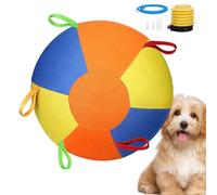 Herding Ball for Dogs Large - Calming Inflatable with Handle,Herding Ball for Australian Shepherd,for Outdoor Yard Water Pool Puppy Play Exercise Teething