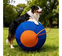 Herding Ball For Dogs | Large Dog Toy Ball With Handle And Pump | Calming Jumbo Balls | Resistant Interactive Dog For Training, Moving Pet Toys For Parks, Courtyards
