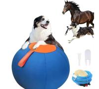 Herding Ball For Dogs Large,Herding Ball for Australian Shepherd,Giant Tear-Resistant Inflatable Herdings Balls for Dogs Large with Protective Nylon Cover and Air Pump,Inflatable Pet Training Balls