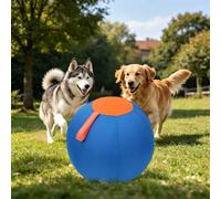 Herding Ball for Dogs, Large Inflatable Herding Balls for Border Collies | Giant Dog Balls with Tear-Resistant Straps and Pump, Helps Soothe Dogs, Large Breeds Training and Outdoor Exercise