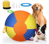 Herding Ball for Dogs Large/Small, Giant Herding Ball for Dogs, Durable Tear-Resistant Inflatable Big Balls with Handle Cover & Pump for Play & Exercise Dog (Large)