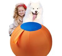 Herding Ball for Dogs, Puncture proof Inflatable Ball for Herding Instinct, Interactive Herding Toy with Handle Cover & Pump, Large Dog Toys for Cattle Dogs Austra-lian Shepherds & Active Breed