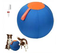 Herding Ball for Dogs with Washable Protective Cover, Extra Large Interactive Enrichment Toy for Large/Medium Dogs, Tear-Resistant Exercise Ball for Boredom, Includes Air Pump(Style B,S)