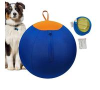Herding Ball With Tabs - PVC 45x45x45cm |Calming Jumbo Ball For Dogs, Dog Calming Jumbo B́all For Dogs, Enrichment Jolly B̀all F́or Ďogs - F̀or Puppy Small Medium Large Breed Keep Busy Indoor