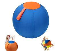 Herding Balls for Dogs Large Breed, 10/18/22 Inch Jumbo Calming Ball with Reinforced Handles, Anti-Burst & Tear-Resistant Inflatable Exercise Ball for Outdoor Play Training (Blue,18in)