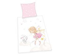 Herding Bedding Set, Cotton, Pink, 80 x 80 cm, 135 x 200 cm