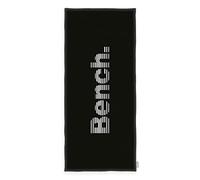 Bench Beach Velour Towel, Cotton, Black, 80 x 180 cm