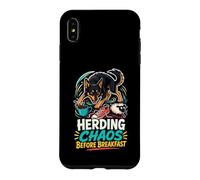 Herding Chaos Before Breakfast Dog Case for iPhone XS Max