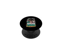 Herding Chaos Before Breakfast Dog PopSockets Adhesive PopGrip