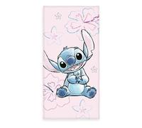 Herding Disney's Stitch Bath Towel, Approx. 75 x 150 cm, 100% Cotton