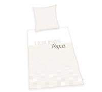 Herding Favourite daddy bedding, pillowcase approx. 70x90 cm, duvet cover approx. 140x200 cm, with easy-roll zip, 100% cotton, Renforcé