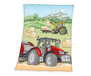 Herding Fleece Blanket, Multicoloured, 160 x 130 cm