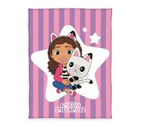 Herding Gabby's Dollhouse Fleece Blanket, Approx. 130 x 170 cm, 100% Polyester, Multi-Coloured