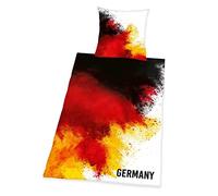 Herding Germany Bedding Set, Pillowcase 80 x 80 cm, Duvet Cover 135 x 200 cm, with smooth-running zip, 100% Cotton/Renforcé, Multicoloured