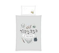 Herding Harry Potter Bed Linen, Pillowcase 40 x 60 cm with Reversible Motif, Duvet Cover 100 x 135 cm, with Zip, 100% Cotton/Renforcé