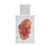 Herding Harry Potter Bed Linen, Pillowcase 80 x 80 cm with Reversible Motif, Duvet Cover 135 x 200 cm, with Button Placket, 100% Cotton