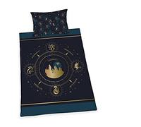 Herding Harry Potter Bedding Set, Pillow Case 65 X 100 Cm, Duvet Cover 160 X 210 Cm, With Easy Zip, 100% Cotton/Renforcé