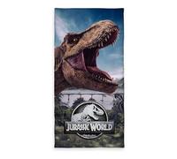 Herding Jurassic World velour towel, approx. 75 x 150 cm, 100% cotton