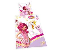 Herding Mia & Me bedding set, Reversible motif, Pillow case 80 x 80 cm, Duvet cover 135 x 200 cm, Cotton/Renforcé, Multicoloured