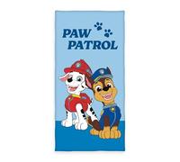 Herding Paw Patrol Bath Towel, Approx. 70 x 140 cm, 100% Cotton/Velour, Blue