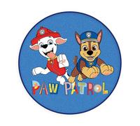 Herding Paw Patrol round rug, Ø 80 cm, side: 100% polyamide