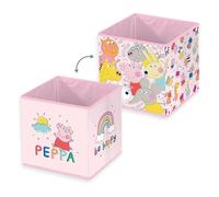 Herding Peppa Pig Storage Box 30 x 30 x 30 cm Shelf or Free Standing 100% Polypropylene Inner 100% Paper